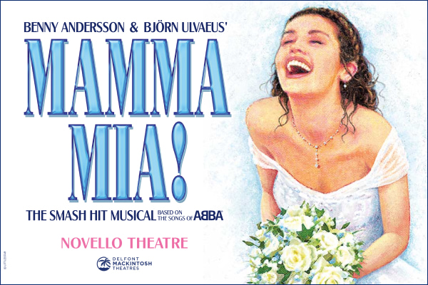 Mamma Mia ticket and On Stage Photo Op breaks
